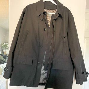 Banana Republic Black Parka with Detachable Quilt Lining